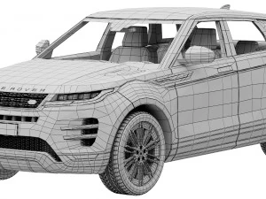 Land Rover Range Rover Evoque 2024 3D Model