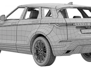 Land Rover Range Rover Evoque 2024 3D Model