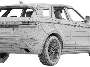 Land Rover Range Rover Evoque 2024 3D Model