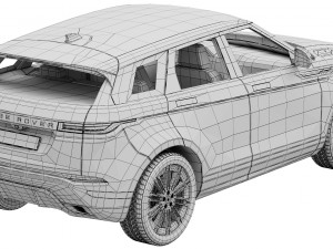 Land Rover Range Rover Evoque 2024 Modelo 3D
