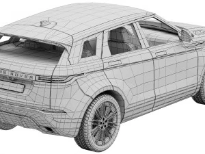 Land Rover Range Rover Evoque 2024 3D Model
