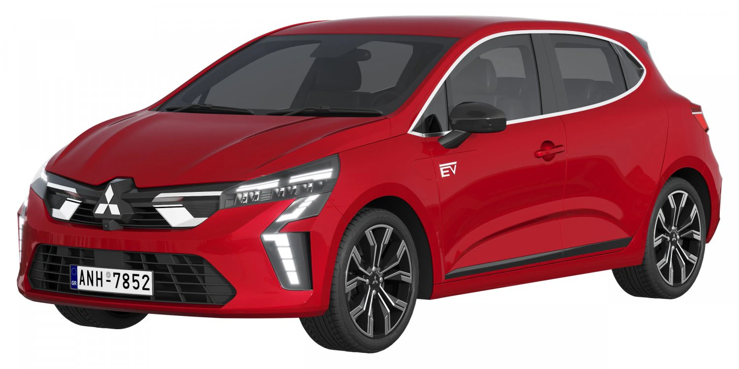Mitsubishi Colt 2024 3D Model .c4d .max .obj .3ds .fbx .stl .blend 