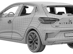 Mitsubishi Colt 2024 Model 3D