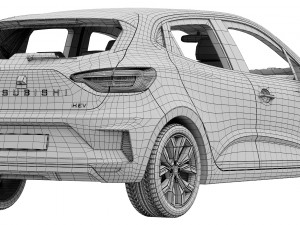 Mitsubishi Colt 2024 Model 3D