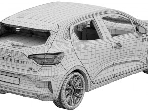 Mitsubishi Colt 2024 Model 3D