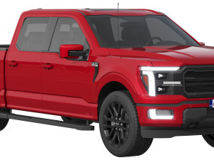 Ford-F-150 LARIAT 2024 3D मॉडल