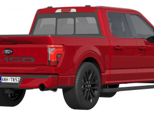 Ford-F-150 LARIAT 2024 3D मॉडल