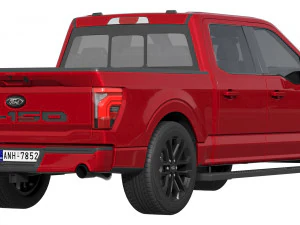 Ford-F-150 LARIAT 2024 3D Model