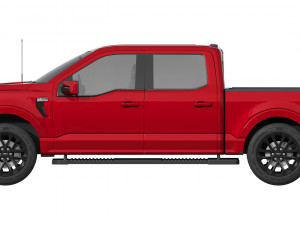 Ford-F-150 LARIAT 2024 3D मॉडल