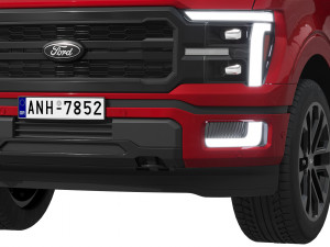 Ford-F-150 LARIAT 2024 3D मॉडल