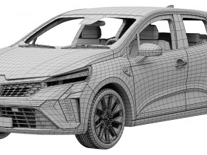 Renault Clio 2024 3D Модель
