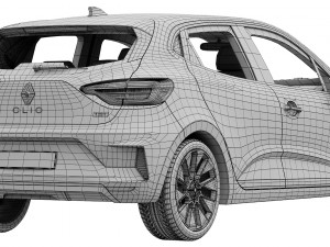 Renault Clio 2024 3D Модель