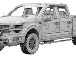 Ford-F-150 Tremor 2024 Model 3D