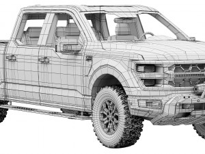 Ford-F-150 Tremor 2024 Model 3D