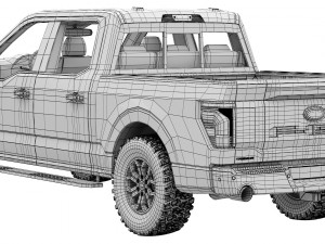 Ford-F-150 Tremor 2024 Model 3D
