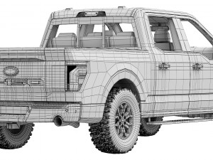 Ford-F-150 Tremor 2024 Model 3D