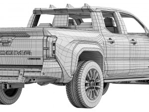 Toyota Tacoma 2024 3D Model