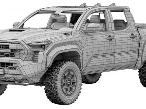Toyota Tacoma TRD Pro 2024 3D 모델