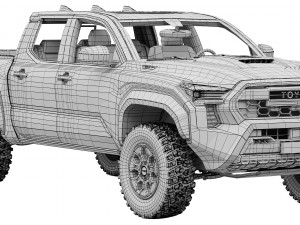 Toyota Tacoma TRD Pro 2024 3D 모델