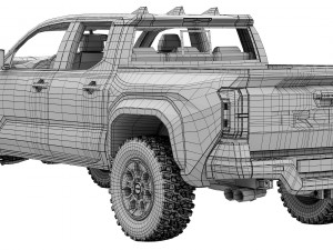 Toyota Tacoma TRD Pro 2024 3D 모델