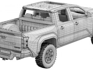 Toyota Tacoma TRD Pro 2024 3D 모델