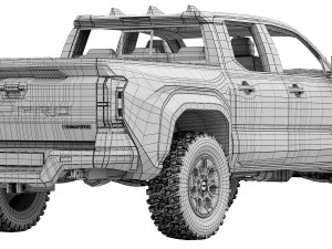 Toyota Tacoma TRD Pro 2024 3D 모델
