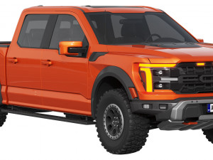 FordF-150 Raptor 2024 Modello 3D