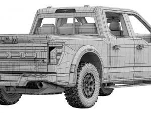 FordF-150 Raptor 2024 3D Model