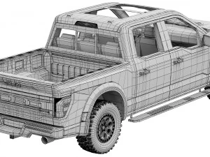FordF-150 Raptor 2024 3D Model
