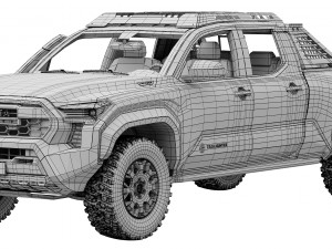 Toyota Tacoma Trailhunter 2024 3D Model