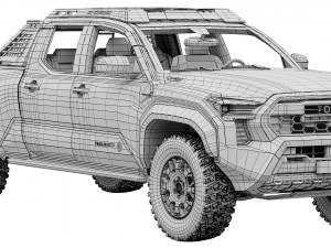 Toyota Tacoma Trailhunter 2024 3D Model