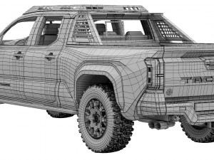 Toyota Tacoma Trailhunter 2024 3D Model