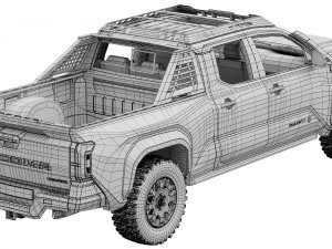 Toyota Tacoma Trailhunter 2024 3D Model