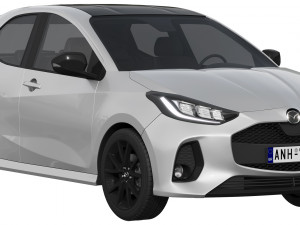 Mazda 2 Hybrid 2024 3D Модель