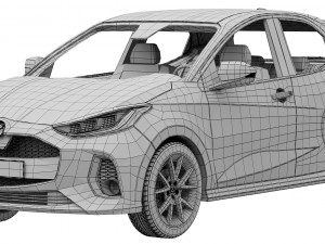 Mazda 2 Hybrid 2024 3D Модель