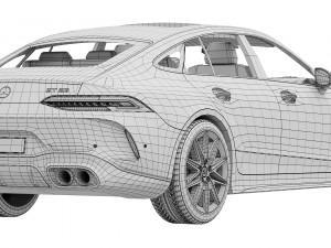 Mercedes-Benz AMG GT53 4-Door 2023 3D Model