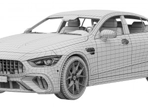 Mercedes-Benz AMG GT63 S E Performance 4-Door 2023 3D मॉडल