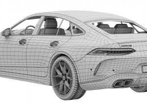 Mercedes-Benz AMG GT63 S E Performance 4-Door 2023 3D मॉडल