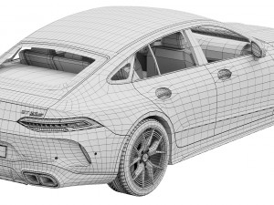 Mercedes-Benz AMG GT63 S E Performance 4-Door 2023 3D मॉडल