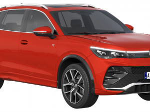 Volkswagen Tiguan R-line 2024 3D-Modell