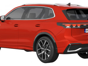 Volkswagen Tiguan R-line 2024 3D-Modell