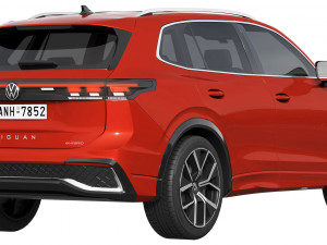 Volkswagen Tiguan R-line 2024 3D-Modell