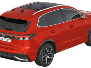 Volkswagen Tiguan R-line 2024 3D-Modell