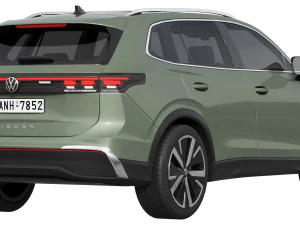 Volkswagen Tiguan 2024 3D Model