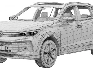 Volkswagen Tiguan 2024 3D Model