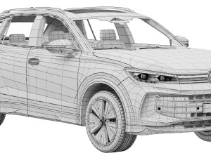 Volkswagen Tiguan 2024 3D Model