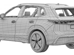 Volkswagen Tiguan 2024 3D Model