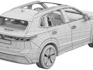 Volkswagen Tiguan 2024 3D Model