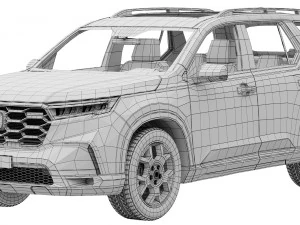 Honda Pilot 2023 3D Модель