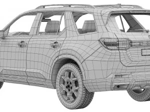 Honda Pilot 2023 3D Модель